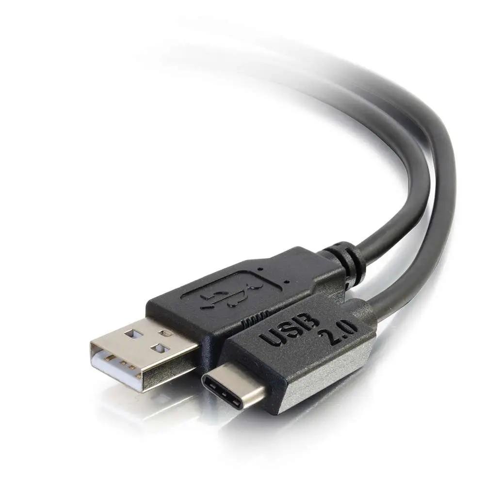 6FT USB 2.0 USB-C TO USB-A CABLE M/M BLACK Protech