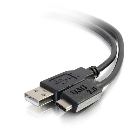 6FT USB 2.0 USB-C TO USB-A CABLE M/M BLACK Protech