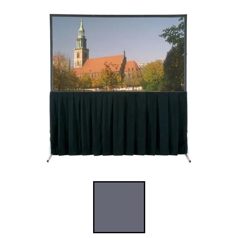 Da-Lite Fast-Fold Skirt, 63.5" x 102.5" Gray Skirt Da-lite