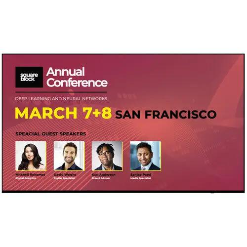 Sharp AQUOS 4P-B86EJ2U 86" 4K HDR Commercial Display Sharp USA