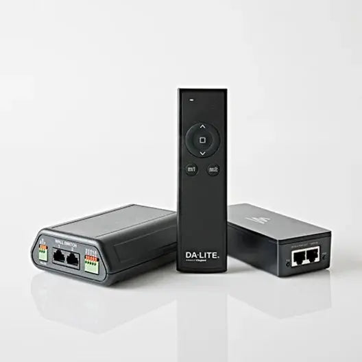 Da-Lite Screen Controller with RF (BLE) Remote and PoE Injector - DL16523 Da-lite