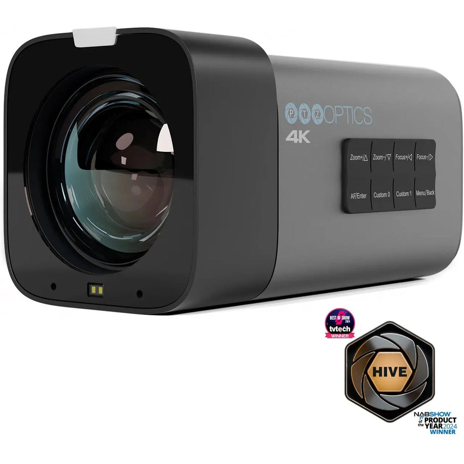 PTZOptics PT20X-STUDIO-4K-WH-G3 Studio 4K Camera with 20x Optical Zoom PTZOptics