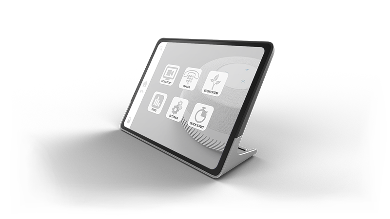 Shure Stem Control Touchscreen Interface for Conferencing Stem Audio
