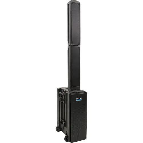 Anchor Audio BEA2-RU4 Beacon 2 Portable Line Array Tower with Bluetooth, AIR Receiver & Two Dual Mic Receivers Anchor Audio