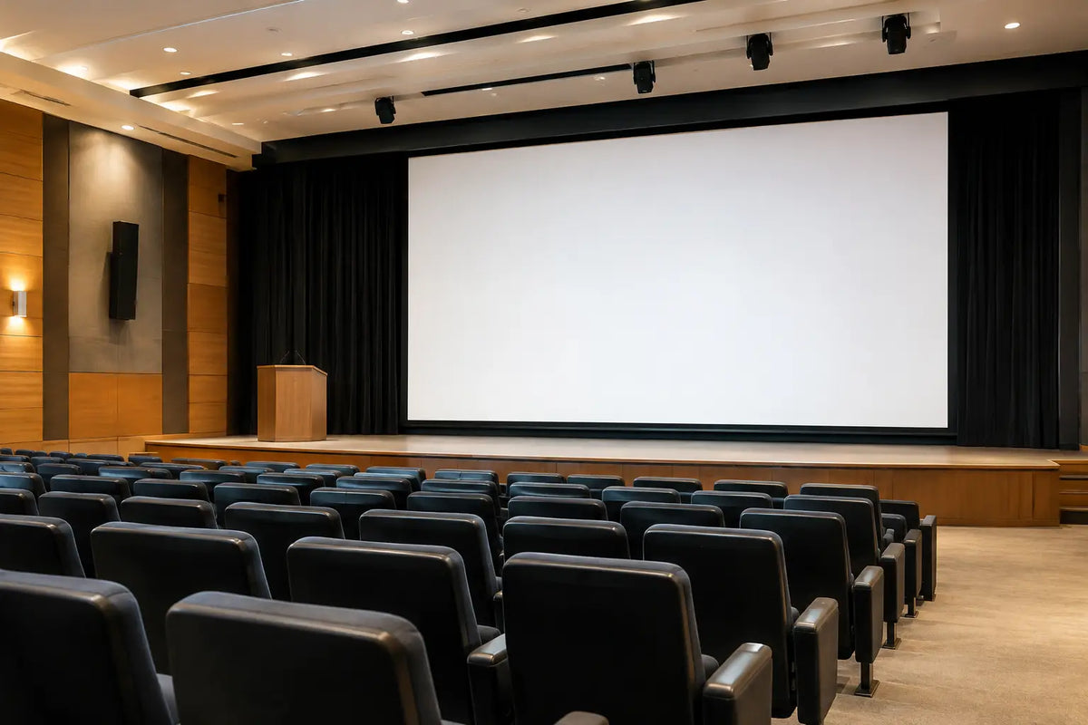 Auditorium Projector Screen Guide for Clear Viewing