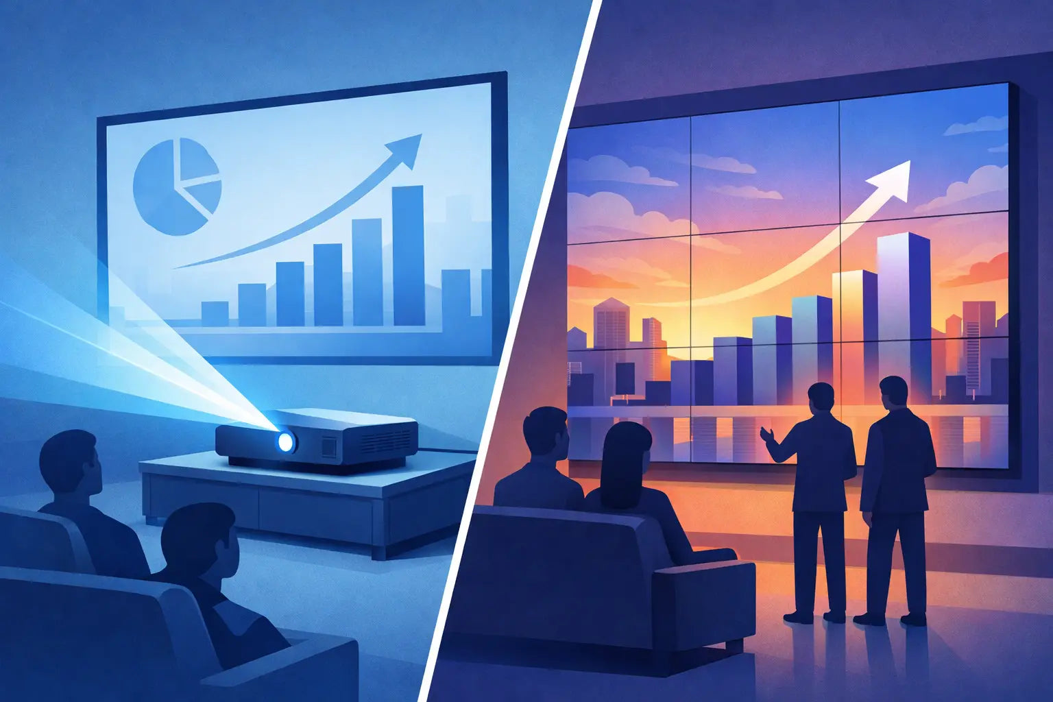 Projector Vs Led Tv Laser Projector vs LED Wall: Which Fits? – Protech Projection Systems