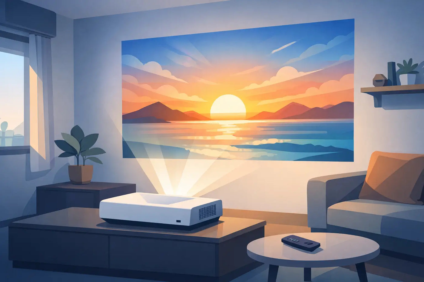 Ultra Short Throw Projector for Small Room