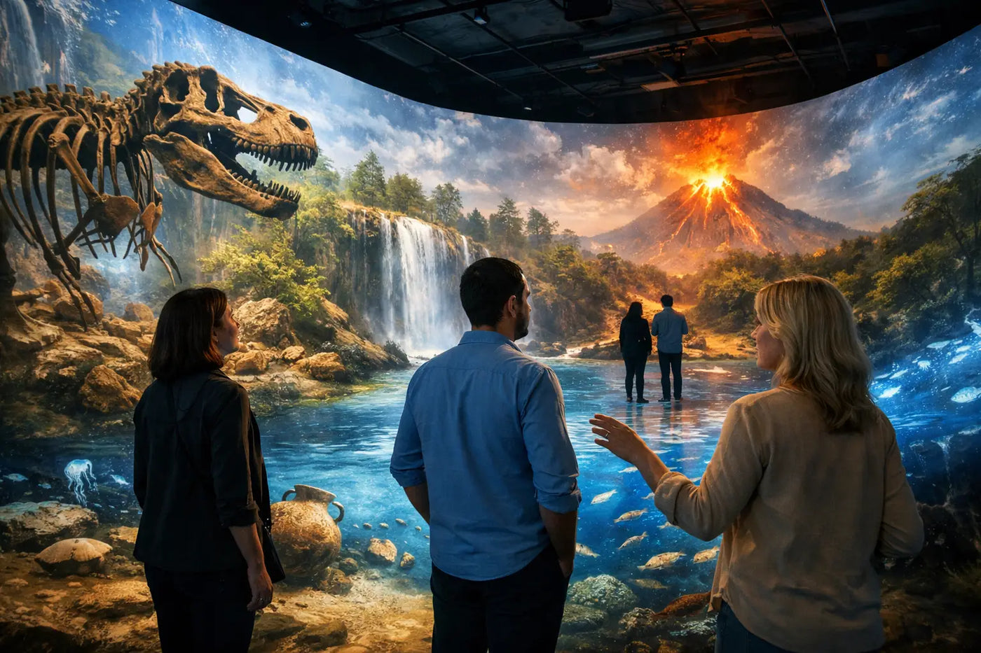 Immersive Projection for Museum Exhibits
