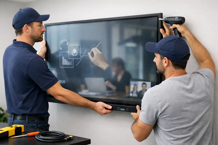 How to Install an Interactive Flat Panel Display