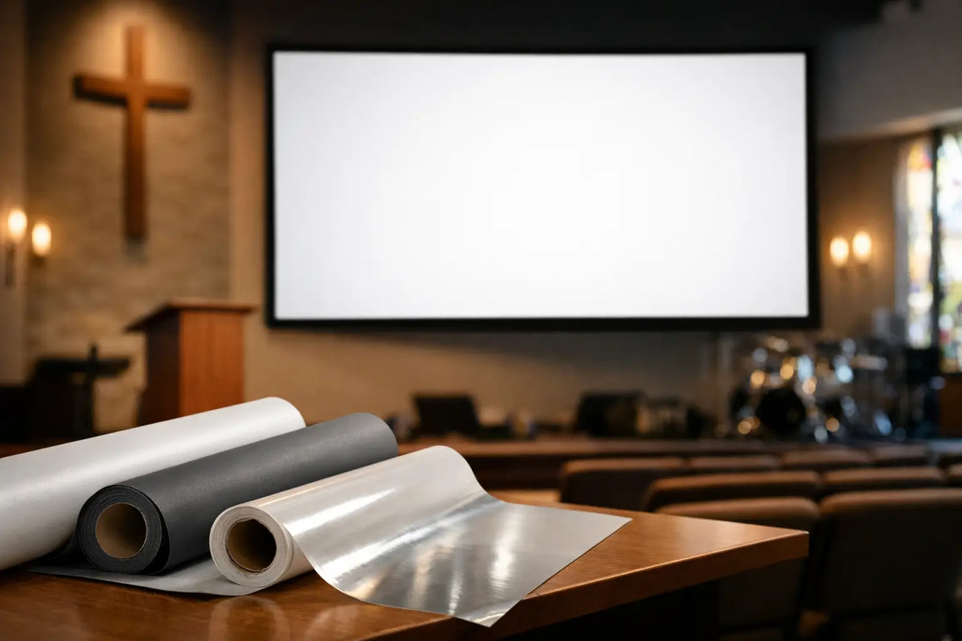 Best Church Projection Screen Materials