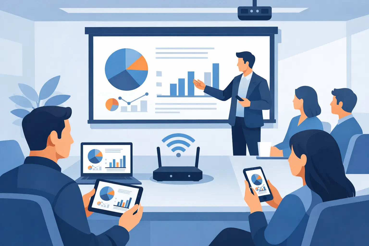 Wireless Presentation System for Conference Room