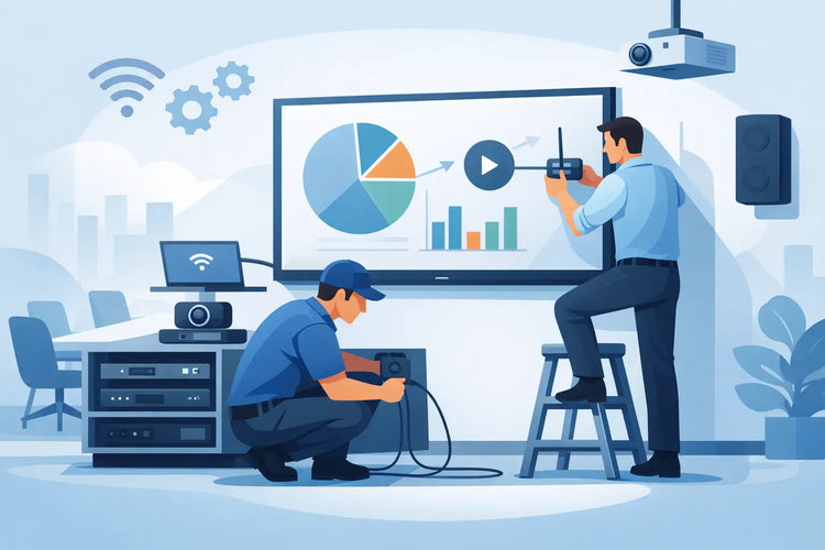 How to Install a Boardroom Presentation System