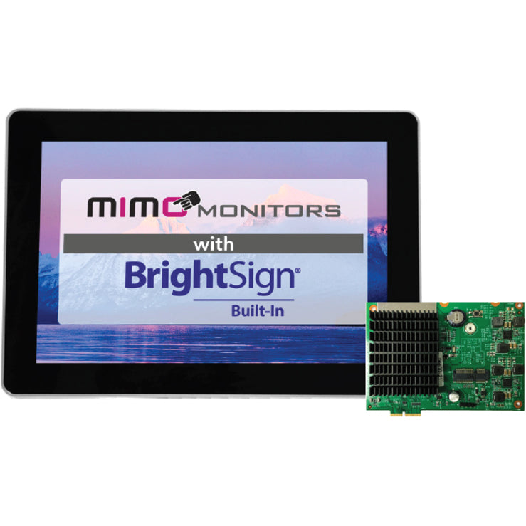 Mimo Vue MBS-1080C-POE 10.1" Touchscreen Digital Signage Display with BrightSign Built-In