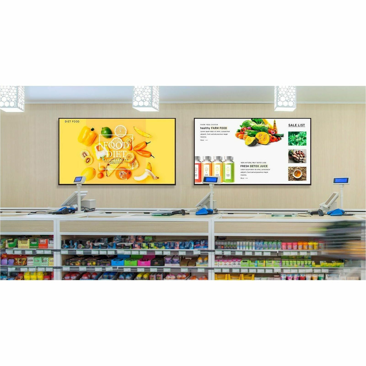 LG 65UV5N-E 65" 4K UHD Digital Signage Media Player with BrightSignOS