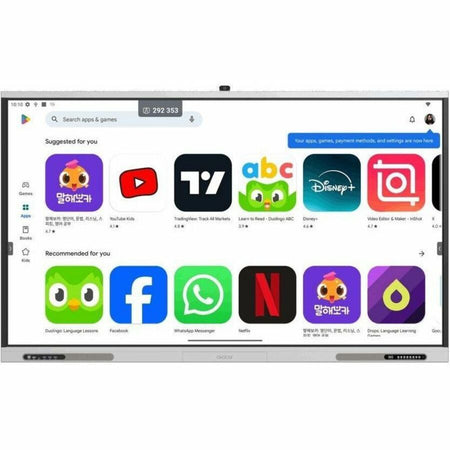 Avocor AVA-7520 75 Inch 4K UHD LED Interactive Touch Display