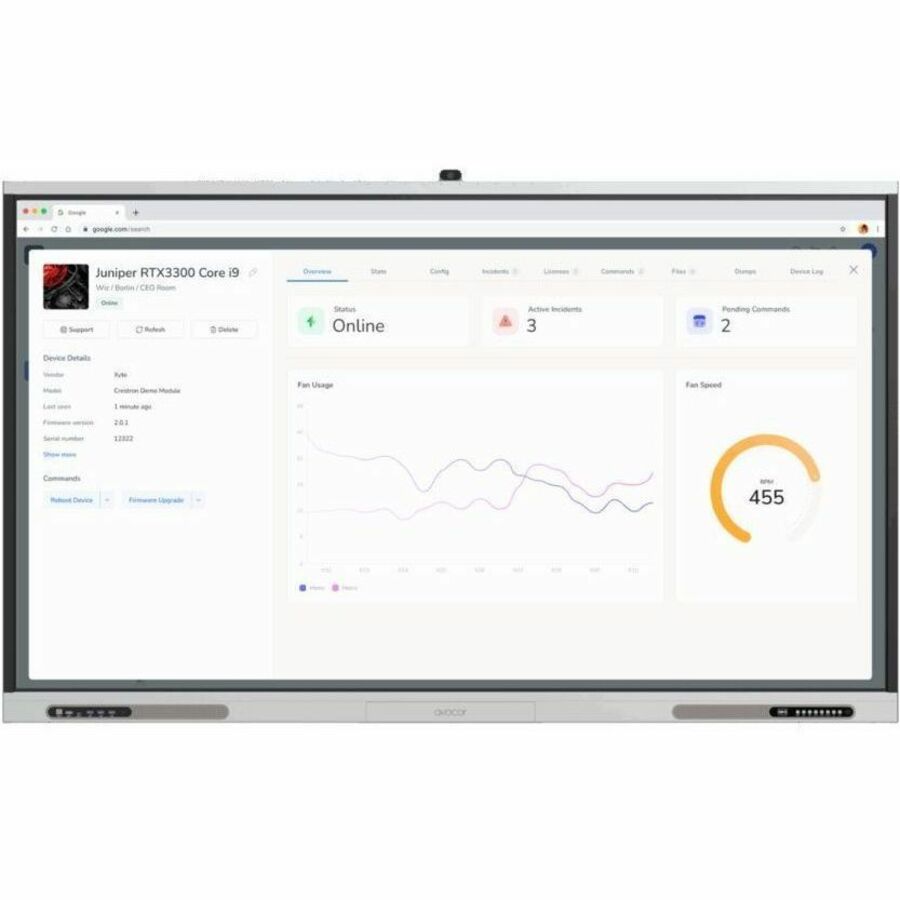 Avocor AVA-7520 75 Inch 4K UHD LED Interactive Touch Display