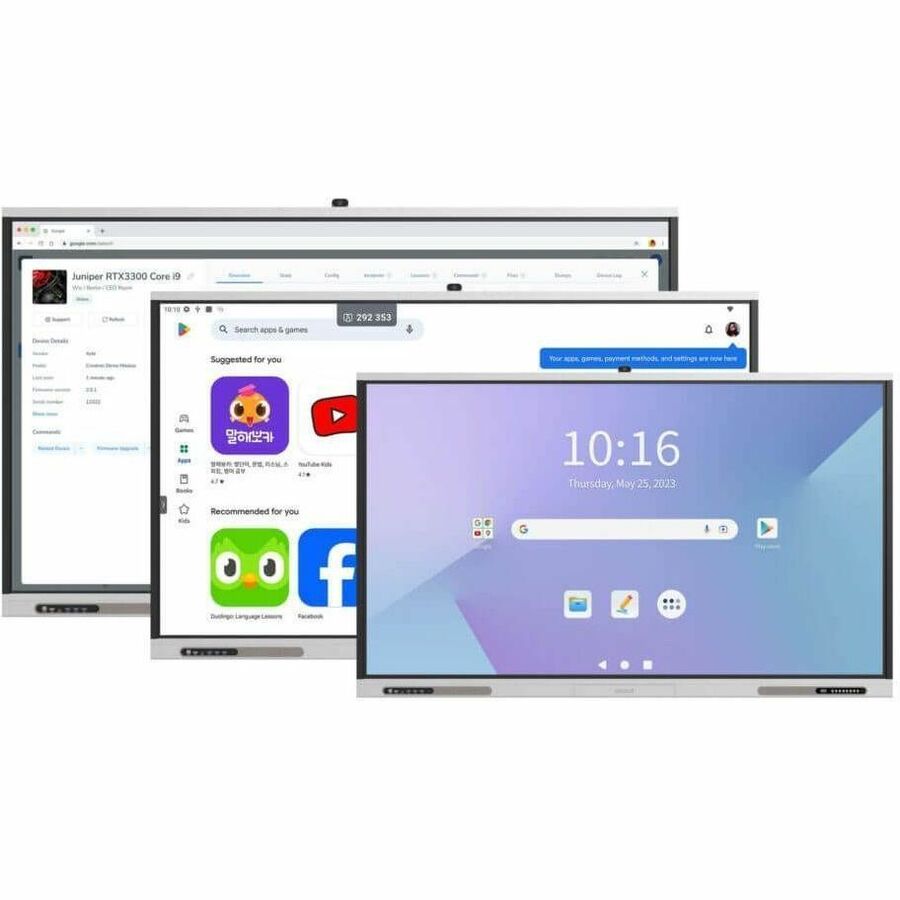 Avocor AVA-7520 75 Inch 4K UHD LED Interactive Touch Display