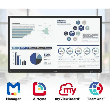 ViewSonic IFP6563 65" UHD Collaboration Display