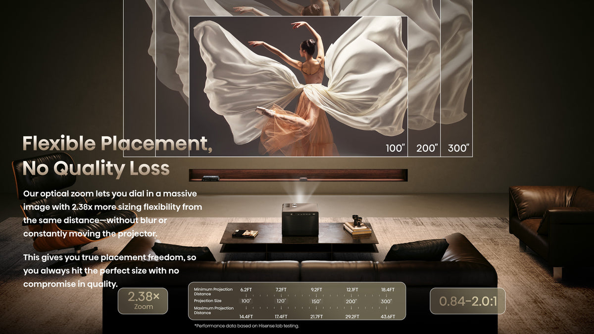 Hisense XR10 4K Triple Laser Projector with Iris and Lens Shift