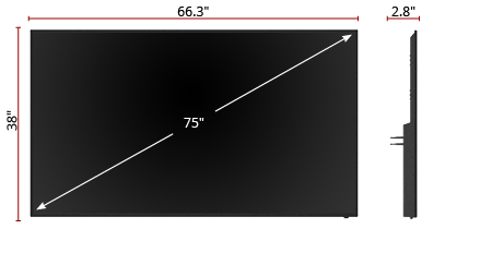 ViewSonic CDE7512 4K Ultra HD Commercial Display