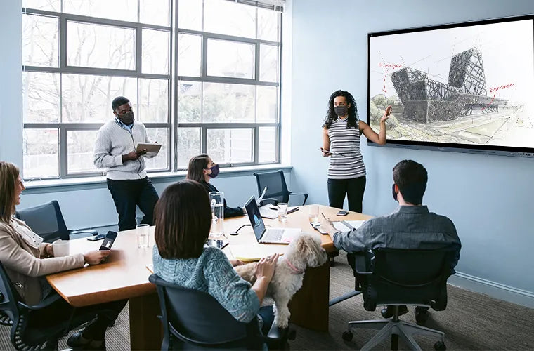 ViewSonic IFP7562 75-inch 4K UHD PCAP Touch Interactive Display for Collaboration