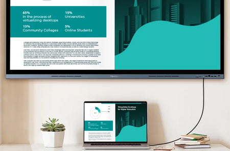 ViewSonic IFP7562 75-inch 4K UHD PCAP Touch Interactive Display for Collaboration
