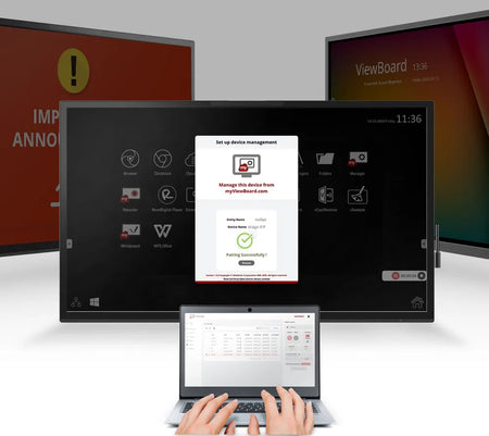 ViewSonic IFP7562 75-inch 4K UHD PCAP Touch Interactive Display for Collaboration