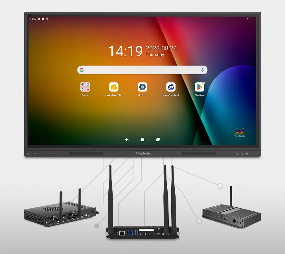 65-inch ViewBoard Interactive Display for Enhanced Classroom Collaboration and Security