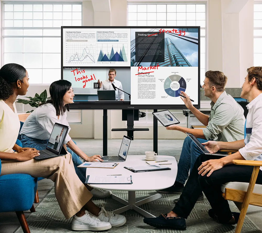 ViewSonic IFP75G1 75-inch ViewBoard 4K UHD Interactive Display for Education