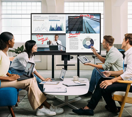 ViewSonic IFP75G1 75-inch ViewBoard 4K UHD Interactive Display for Education