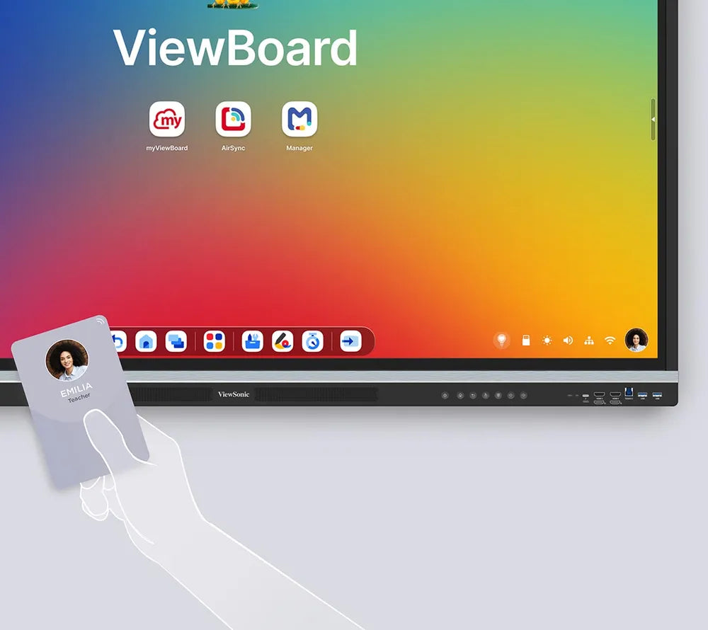 ViewSonic 75-inch 4K EDLA Interactive ViewBoard Display with Integrated Microphone, USB-C