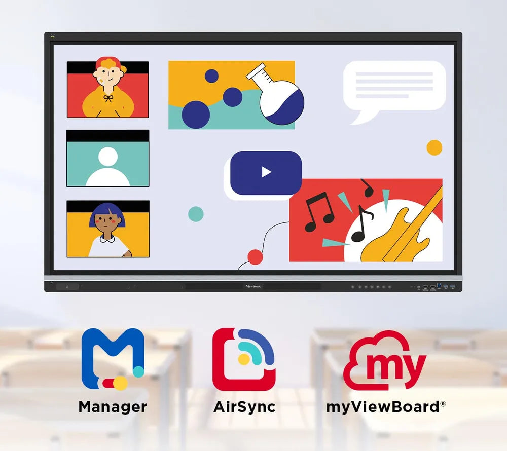 ViewSonic ViewBoard 86-inch 4K EDLA Interactive Display for Dynamic Learning