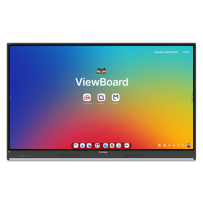 ViewSonic IFP7553-ED-M 75" 4K Android EDLA ViewBoard Interactive Display