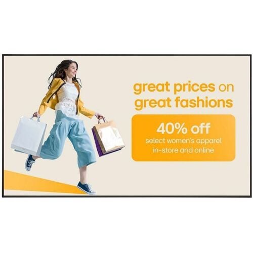 LG 55UV5N-E 55" UHD Digital Signage Display with BrightSignOS