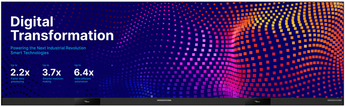 Optoma ProScene UWC196 196" 3840x1080 Full HD LED Display