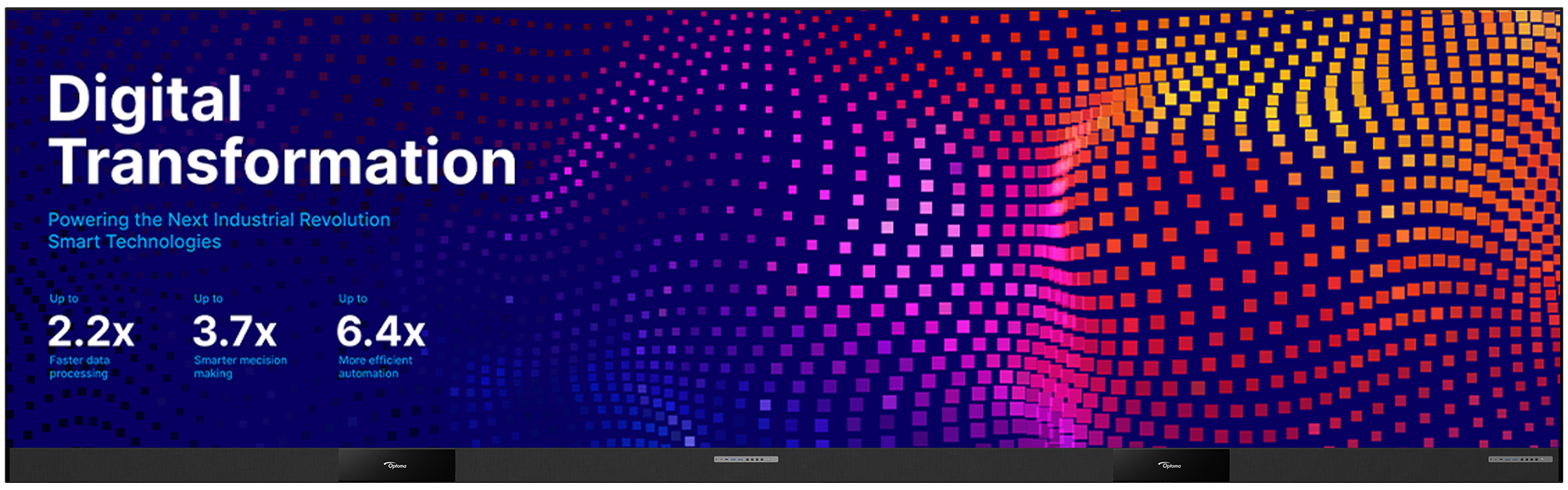Optoma ProScene UWC196 196" 3840x1080 Full HD LED Display