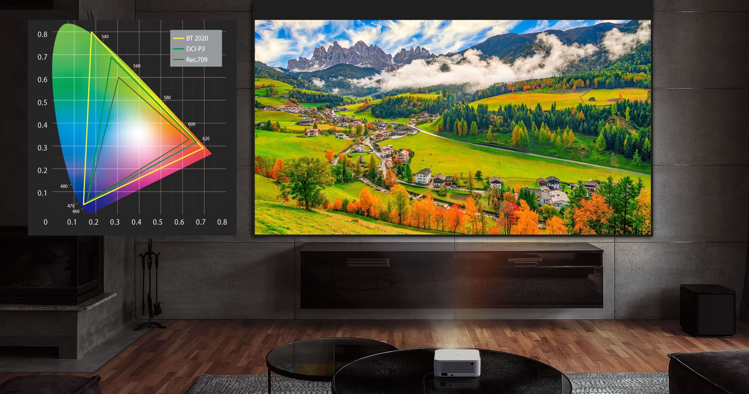 Optoma ML1080ST Portable RGB Triple Laser Projector | Short Throw 1080p ...