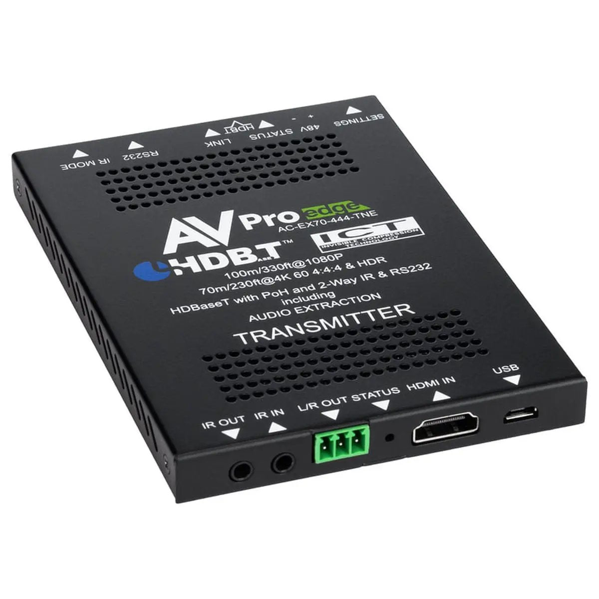 AVPro Edge AC - EX70 - 444 - TNE 4K Audio/Video Tx with HDBaseT - Protech Projection Systems