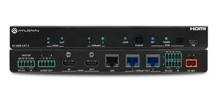 Two - Output 4K HDR HDBaseT Distribution Amplifier for Commercial AV Systems - Protech Projection Systems