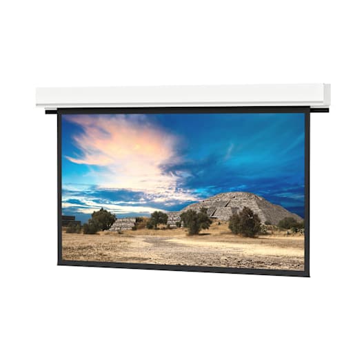 Da - Lite 34580 Advantage Series 87x139 Matte White Ceiling Recessed Electric Projection Screen - Protech Projection Systems