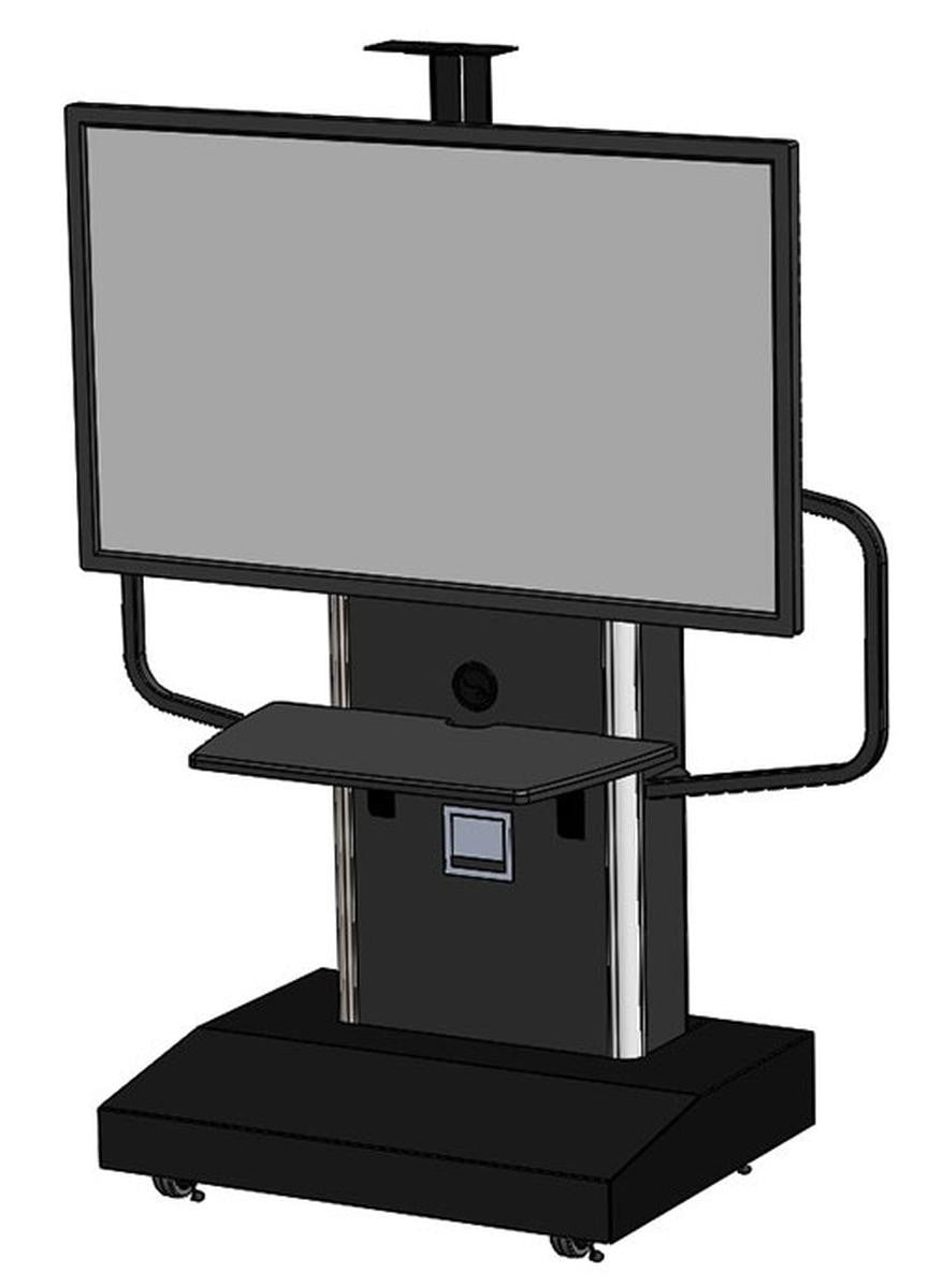 Audio Visual Furniture International TP 1200-S Series Mobile Telepresence Stand