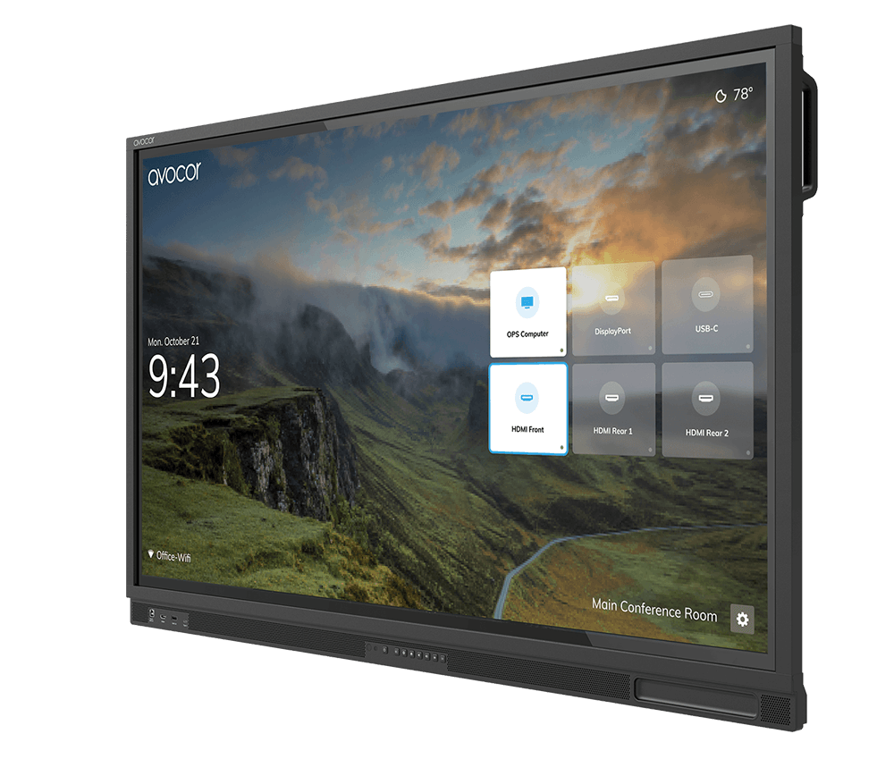 Avocor E Series 55" 4K UHD Interactive Collaboration Display