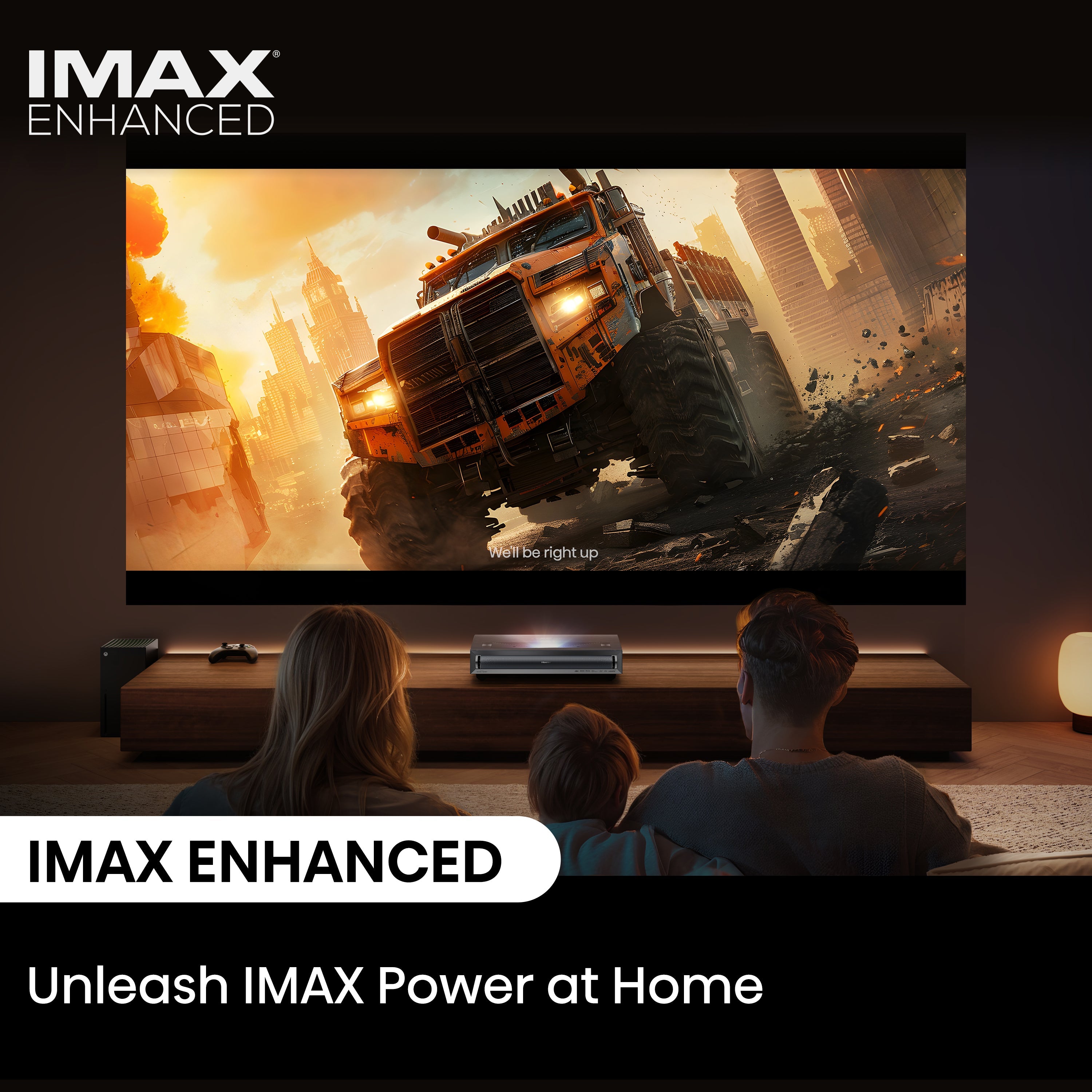 Hisense PX3-Pro 4K Triple Laser UST Projector Bundle