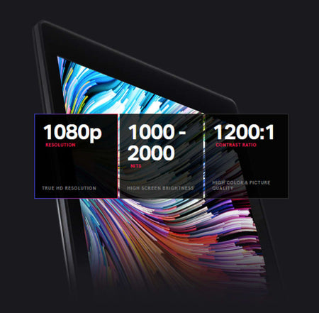 Clear Touch Evo Roll 43-inch HD IP54 Rugged Digital Signage Display with Android OS