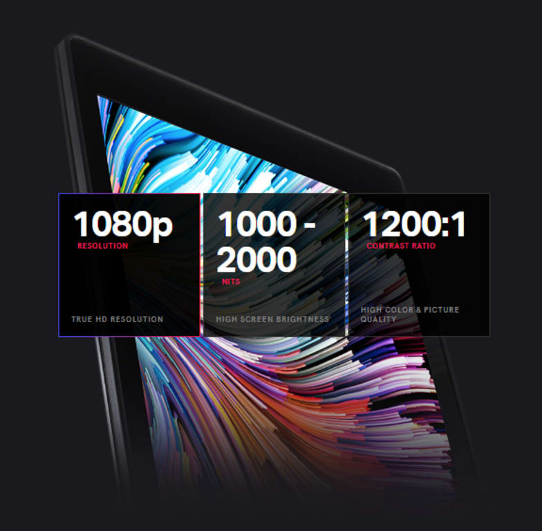 Clear Touch Evo Roll Pro 43-inch HD IP65 Digital Signage System