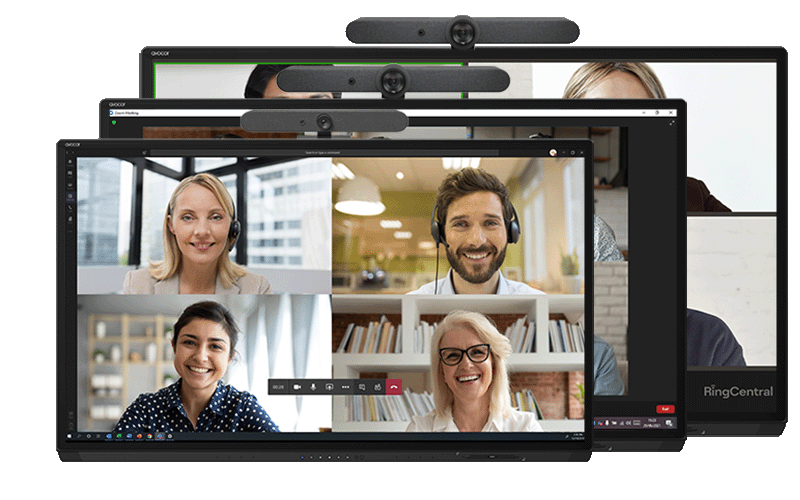 Avocor CollabTouch With Logitech Rally Bar 55" 65" 75" 86" 105" 4K UHD Interactive Display