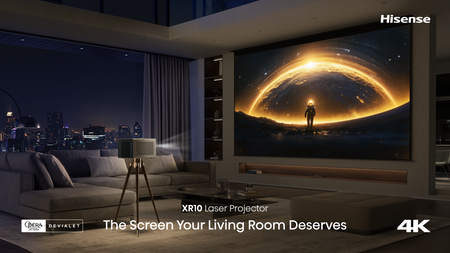 Hisense XR10 4K Triple Laser Projector with Iris and Lens Shift