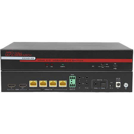 Hall Technologies ECHO-4S 4 Channel HDBaseT Splitter