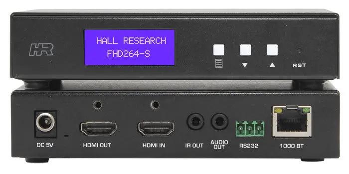Sent Ip Hardware Hall Technologies FHD264-R IP Sender with Audio, RS232 over IP & IR ...