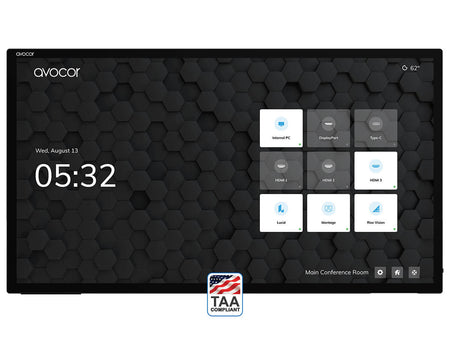 Avocor H Series 65" 75" 86" 4K UHD Interactive Display